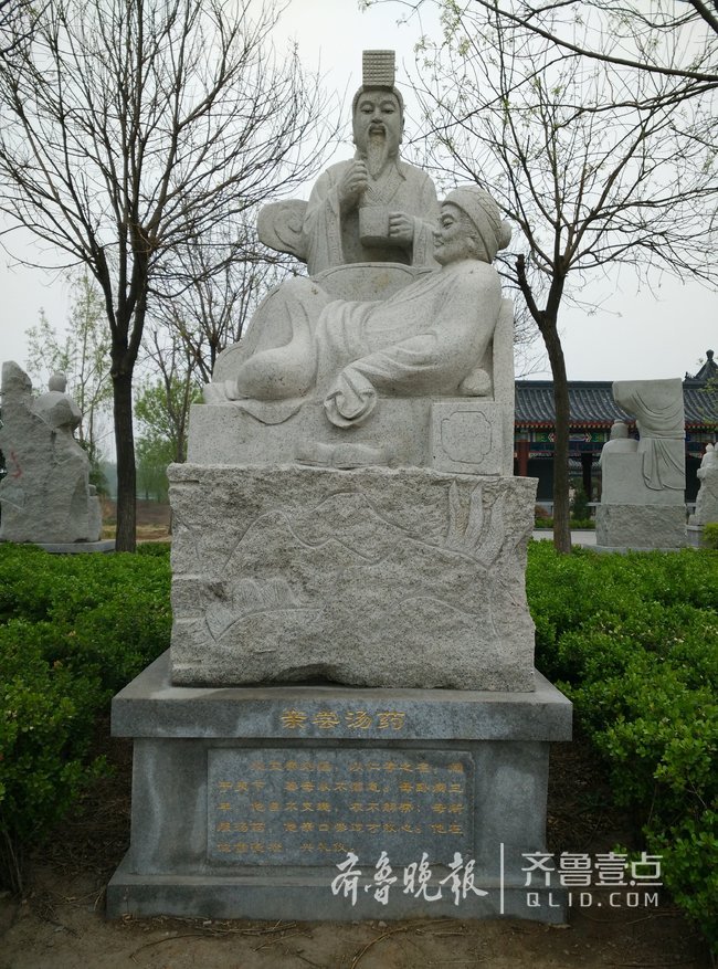 解读二十四孝雕塑一：感孝动天、亲尝汤药、啮指痛心