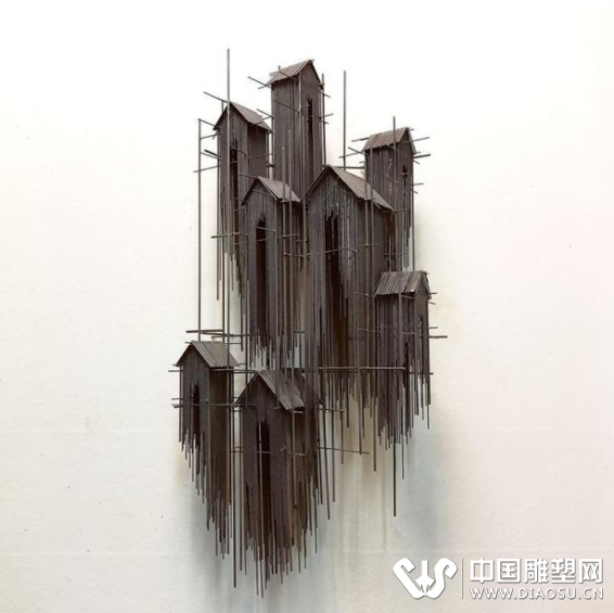 巴塞罗那艺术家大卫莫雷诺用钢丝创作的令人惊叹的雕塑