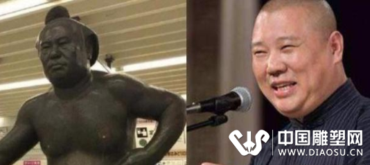 被雕塑组织盯上了？何炅再与雕像撞脸