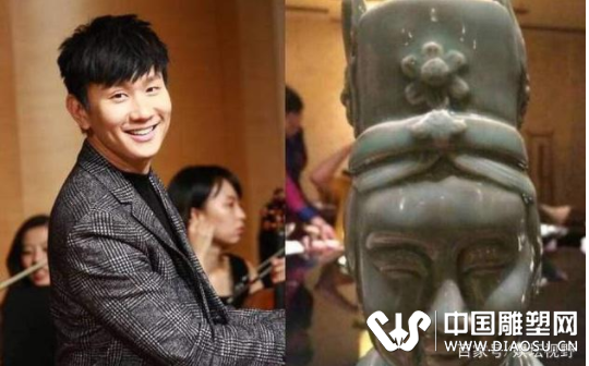 被雕塑组织盯上了？何炅再与雕像撞脸